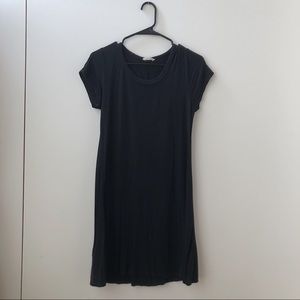 Olivia Rae Basic Black Short Sleeve Crew Neck T-shirt Dress